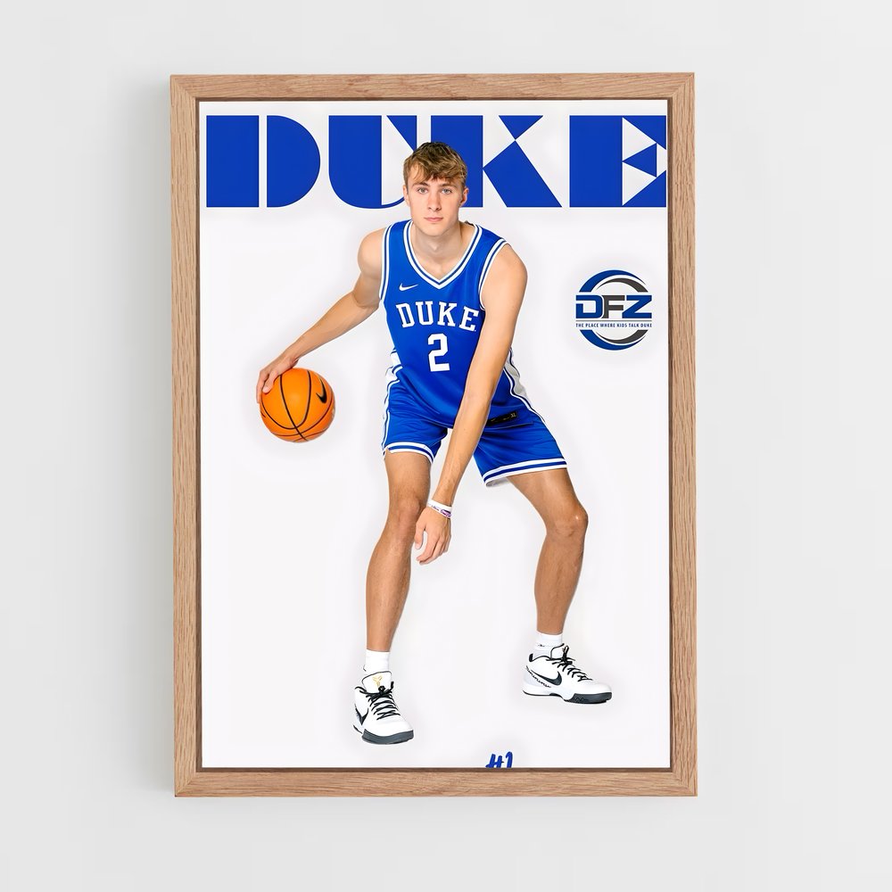 Poster Basket en Bleu – affiche Basketball (vue 4)